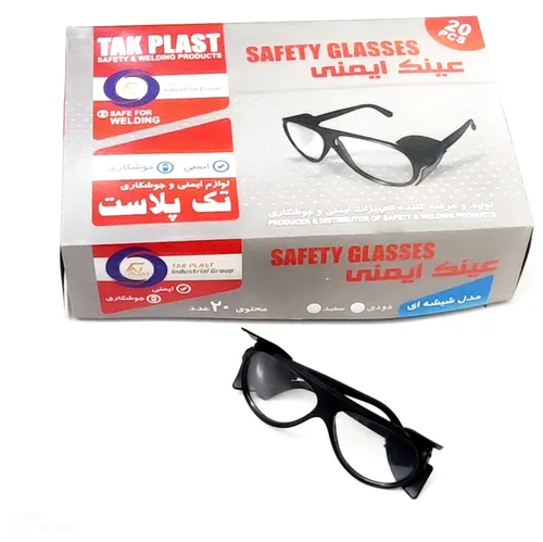 عینک ایمنی تک پلاست
